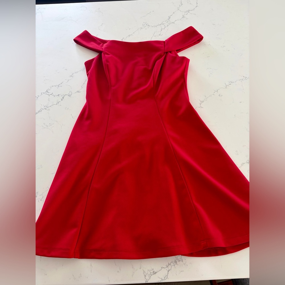 Teeze Me Vibrant Red Dress - Women’s Size 7/8